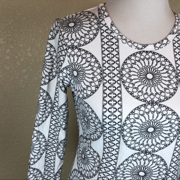 J. McLaughlin Blouse Shirt Top White Long Sleeve S - Picture 2 of 5